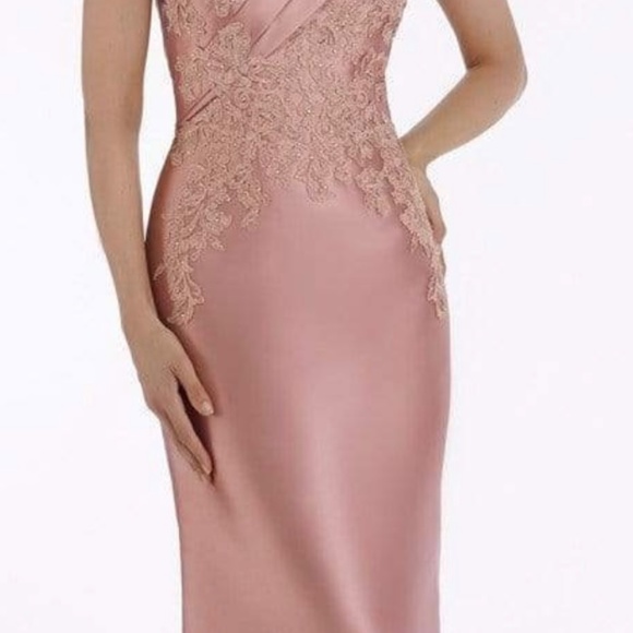 Gia Franco 12005 off the shoulder Mother of the Bride Dress - Picture 3 of 9